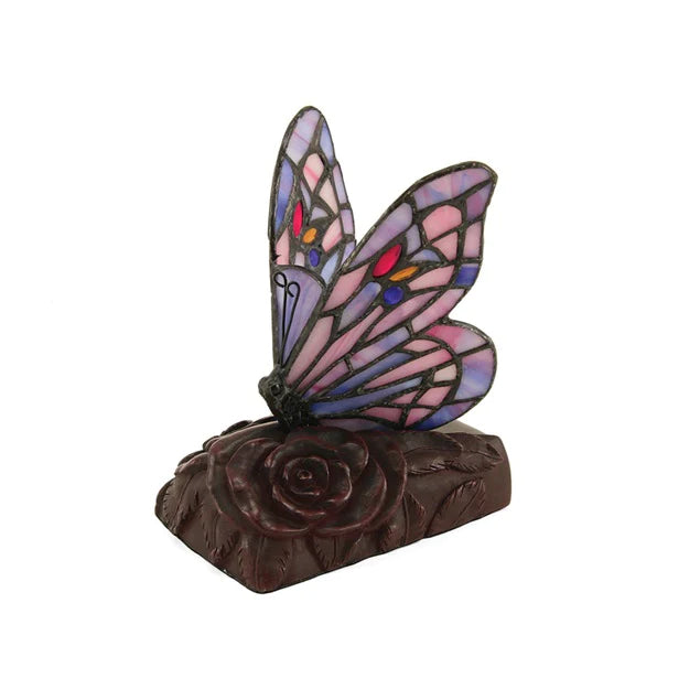 Purple Butterfly Lamp