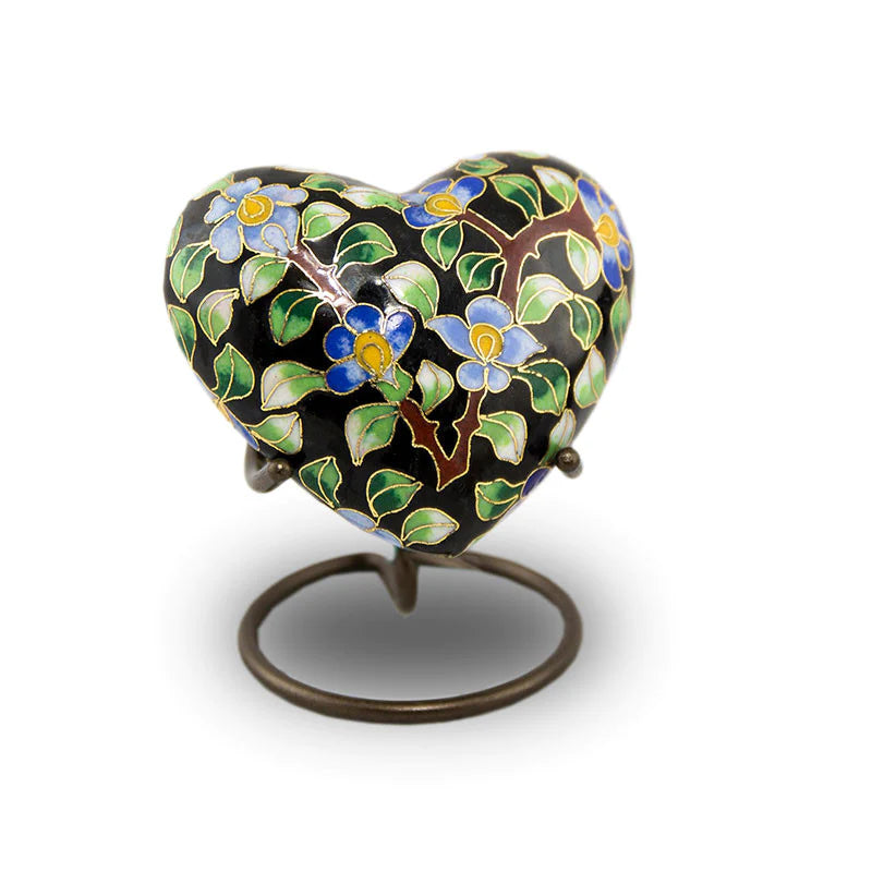 Morning Glory Heart Urn