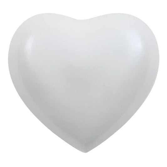 Arielle Heart Urn-White