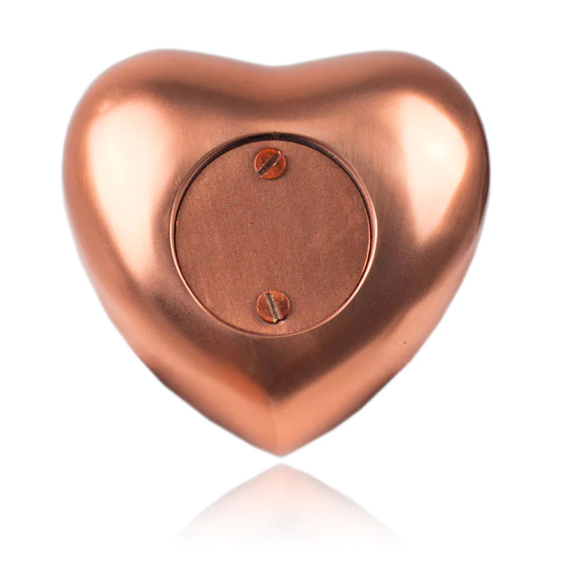 Copper Oak Heart Urn