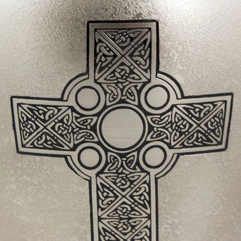 Celtic Cross Pewter Urn-Large