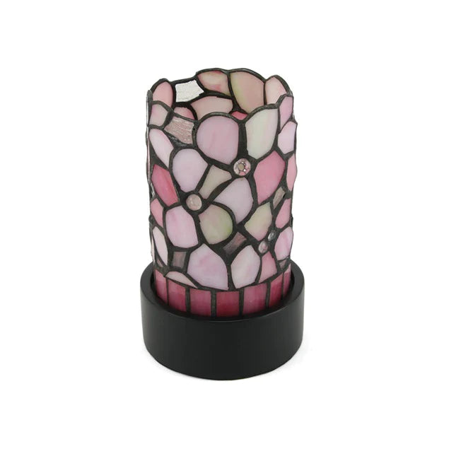 Pink Floral Lamp