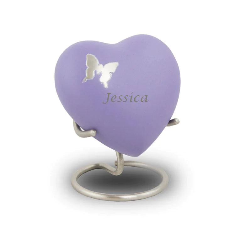 Aria Butterfly Heart Urn