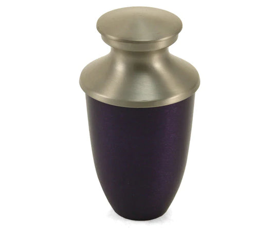 Purple Monterey Keepsake Urn