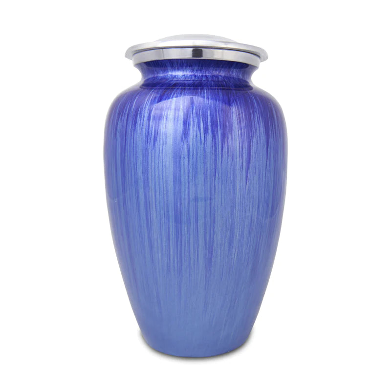 Enamel Light Blue Urn