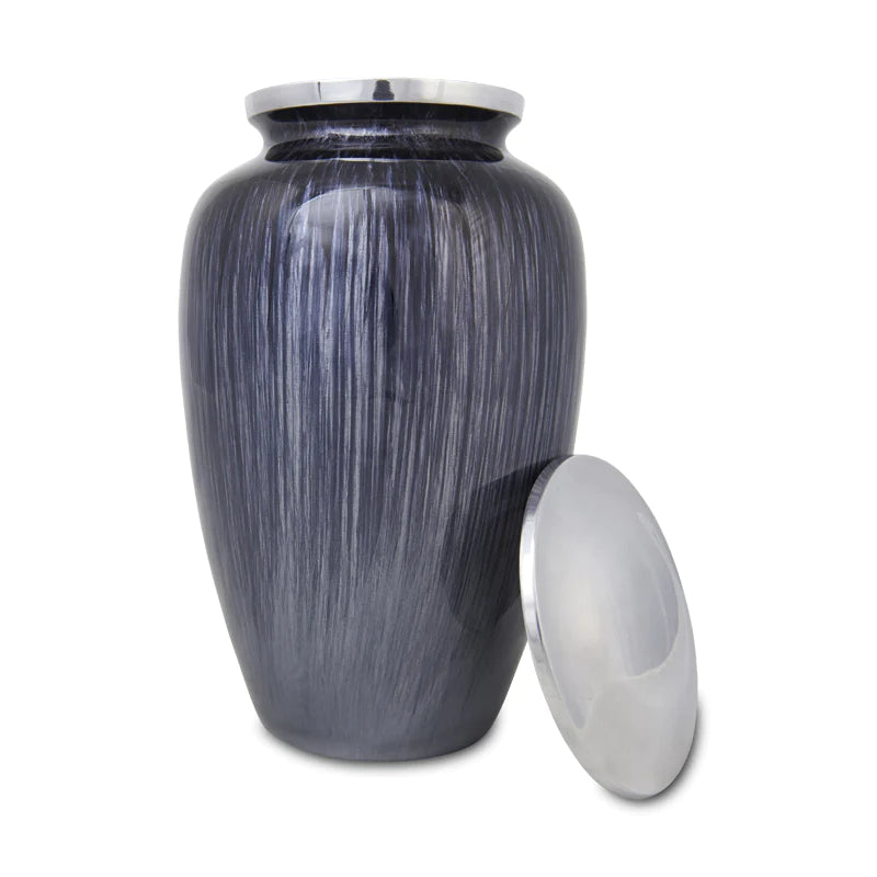 Enamel Dark Blue Urn