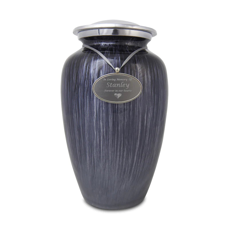 Enamel Dark Blue Urn