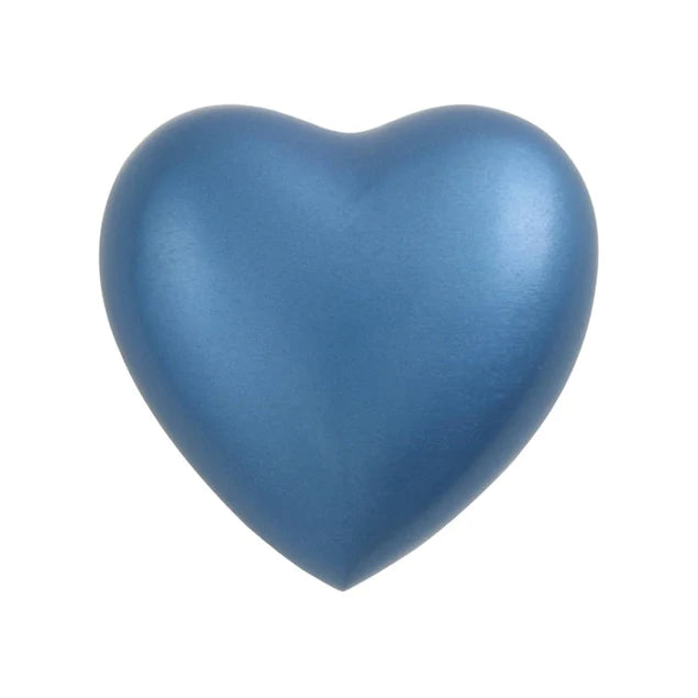 Blue Monterey Heart Urn