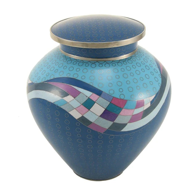 Opulence Teal Urn