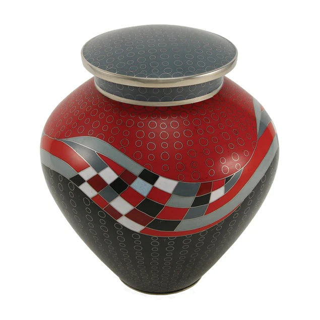 Opulence Red Urn