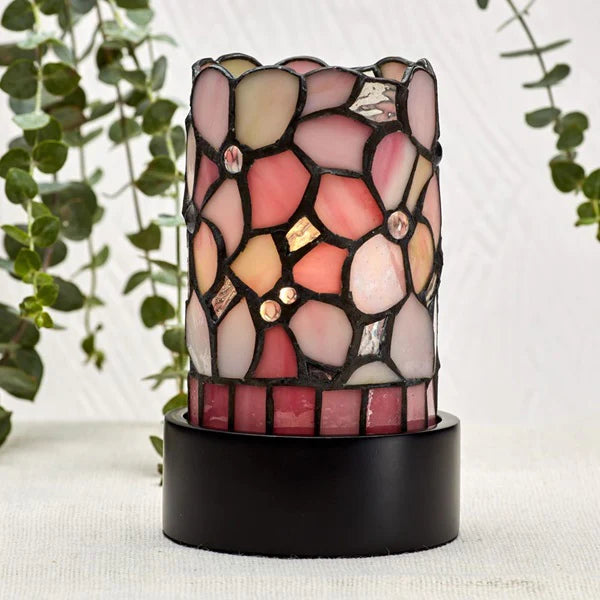 Pink Floral Lamp