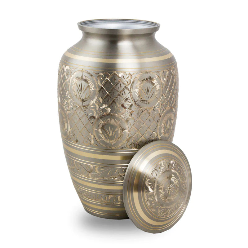 Radiant Platinum Urn