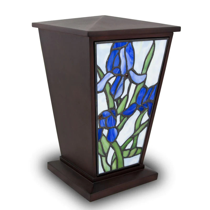 Blue Iris Urn