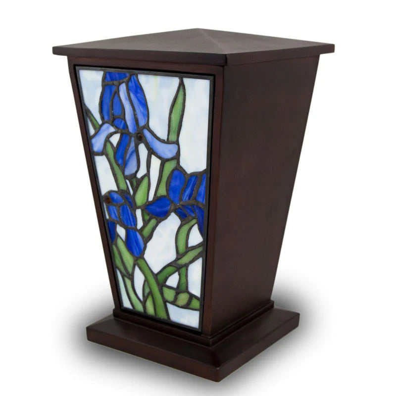 Blue Iris Urn