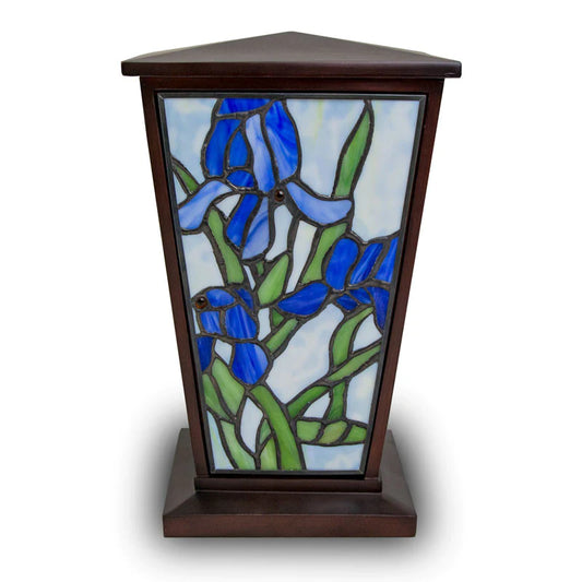 Blue Iris Urn