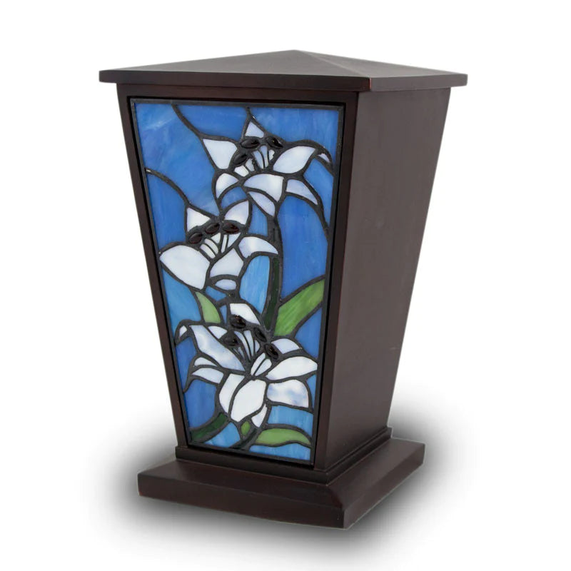 White Lily Urn