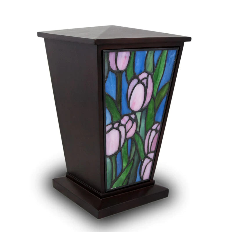 Pink Tulip Urn