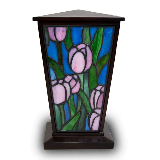 Pink Tulip Urn