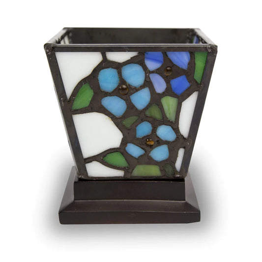 Blue Forget-Me-Not Candle Holder