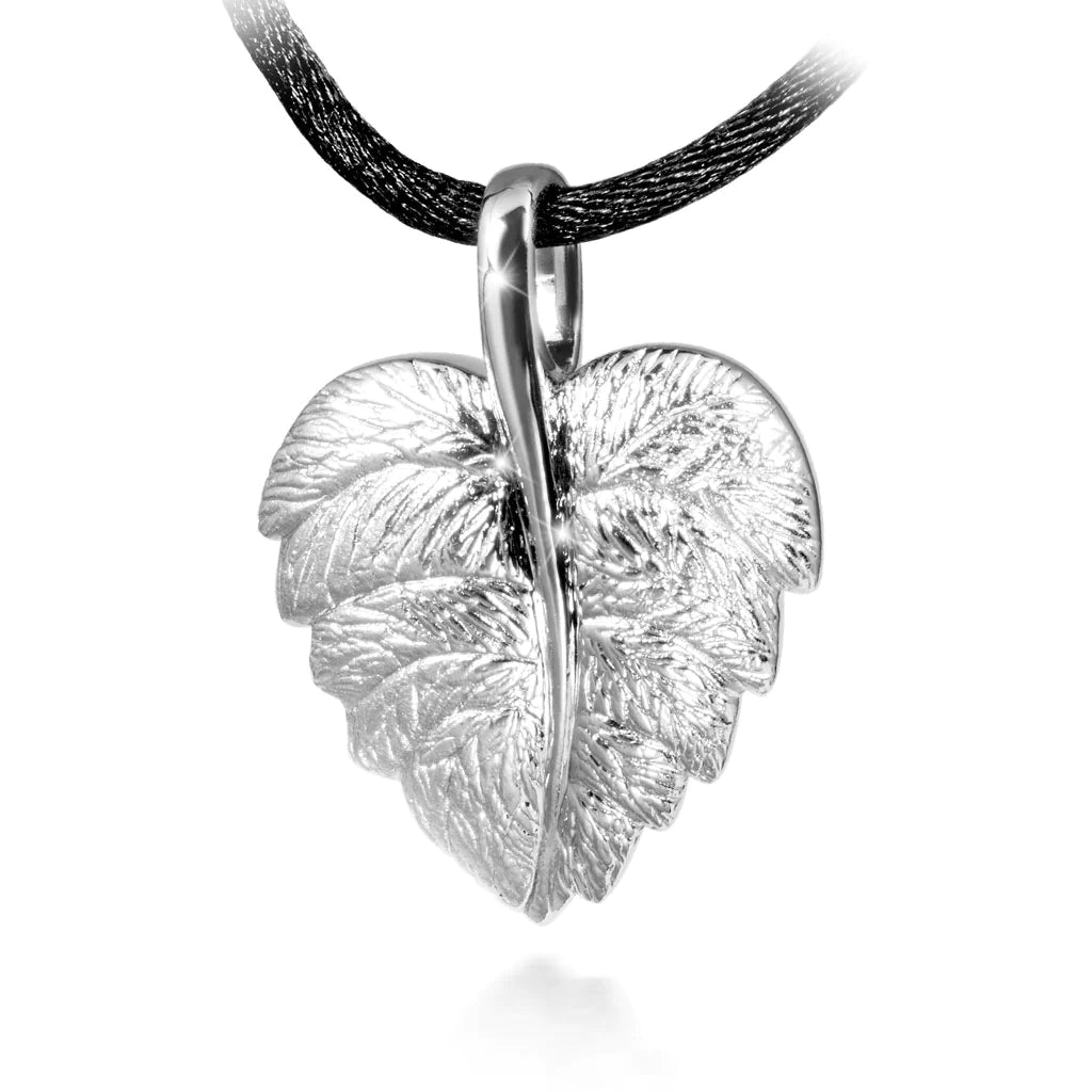 Elegant Leaf Sterling Silver Necklace