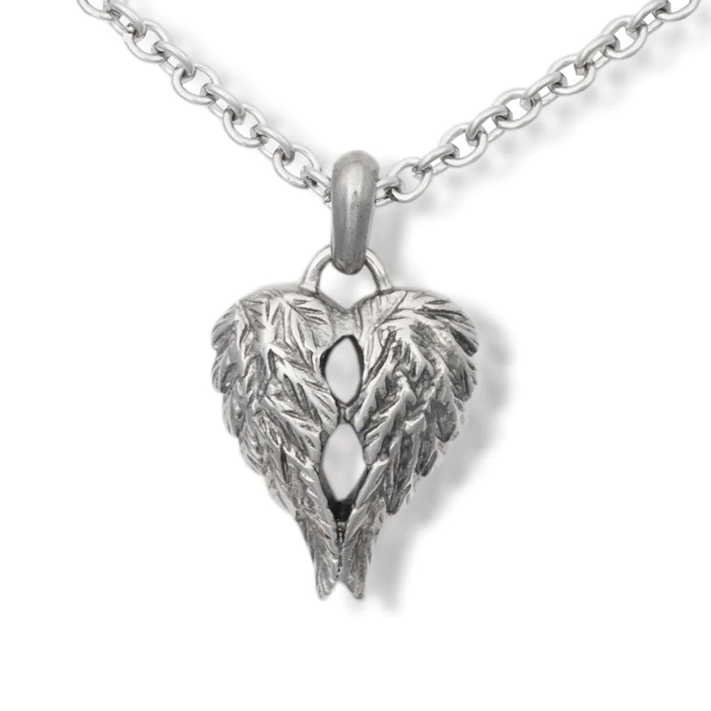 Companion-Angel Wings Stainless Steel Necklace