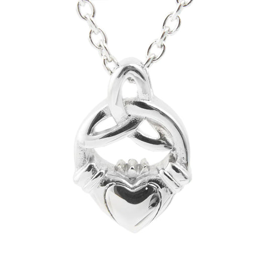 Stainless Steel Claddagh Necklace