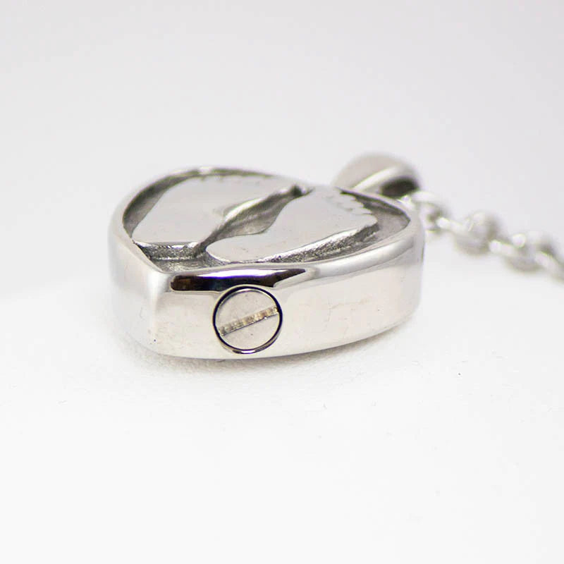 Baby Feet Stainless Steel Necklace