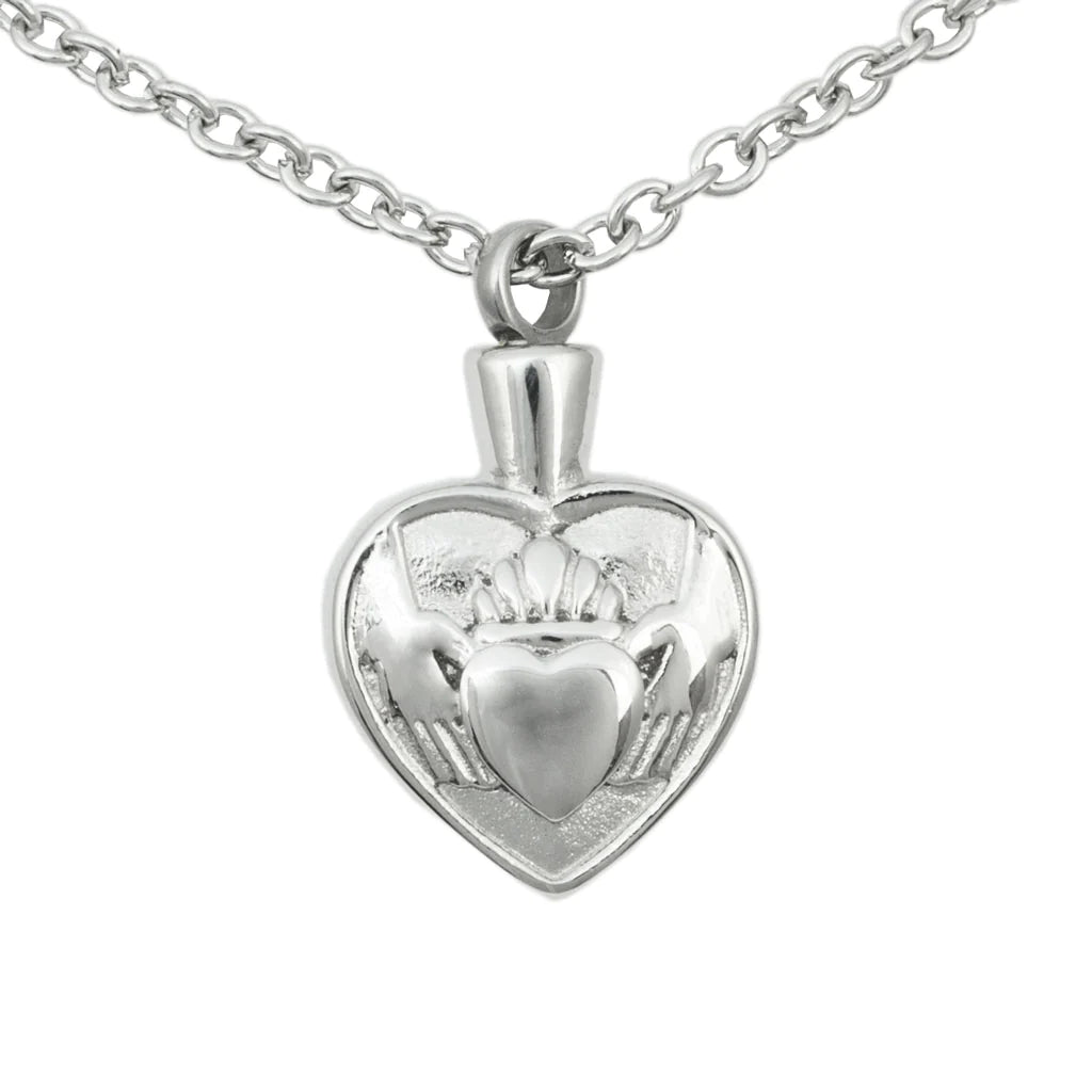 Claddagh Stainless Steel Necklace