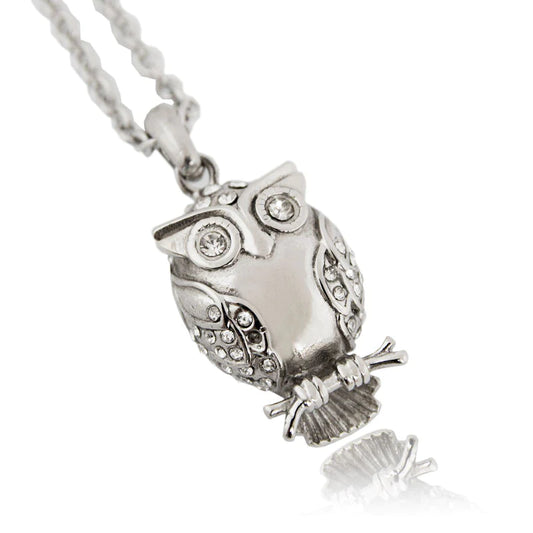 Owl Stainless Steel Necklace