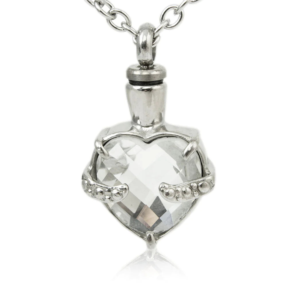 Halcyon Clarity Heart Stainless Steel Necklace